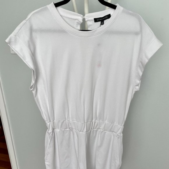 Dynamite - Jumpsuit - Size M - White - NWT - Picture 1 of 4